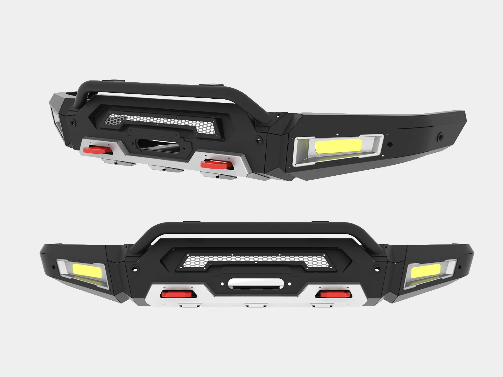 FH-01-001 Spartan heavy-duty winch bullbar front product view